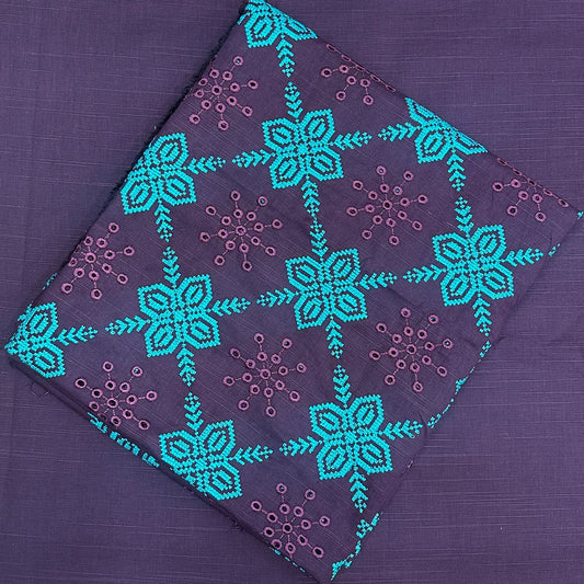 2pc Chikan Kari khaddar